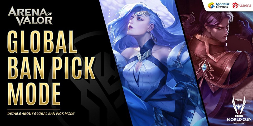 Arena of Valor World Cup 2019 Introduces New Tournament Mode: Global Ban Pick