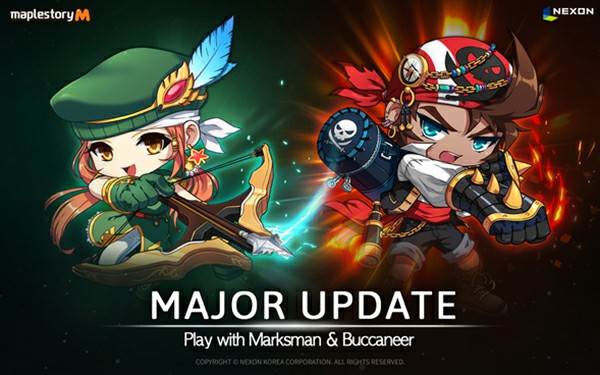 MapleStory M Adds Adds Two New Explorer Classes: Marksman And Buccaneer