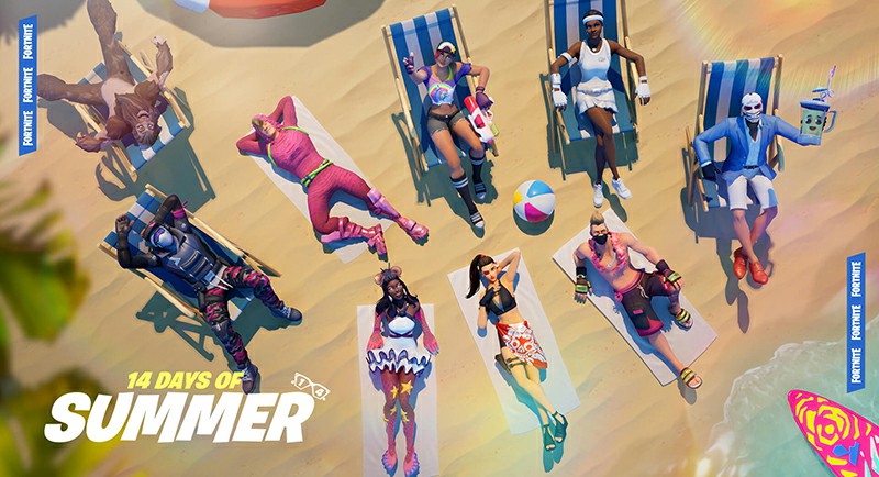 Fortnite's 14 Days of Summer Brings Back Vaulted Weapons, New LTMs, Daily Challenges & More