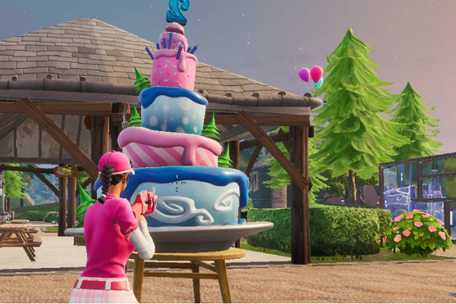 Gain Health or Shields from Birthday Cakes in 'Fortnite Battle Royale'