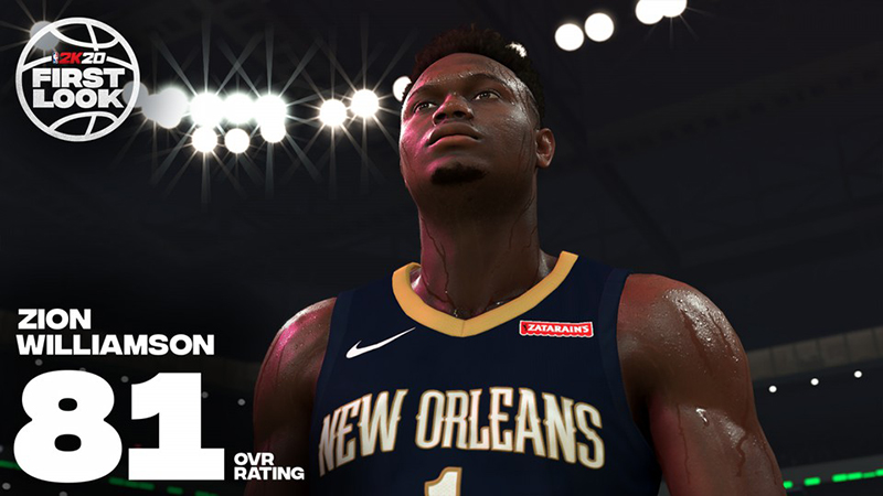 NBA 2K20 Inks Partnership with Zion Williamson, Releases Trailer