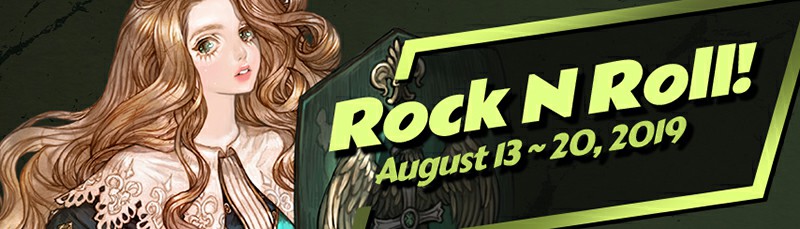 Tree of Savior Event: Rock N Roll (August 13~20, 2019)