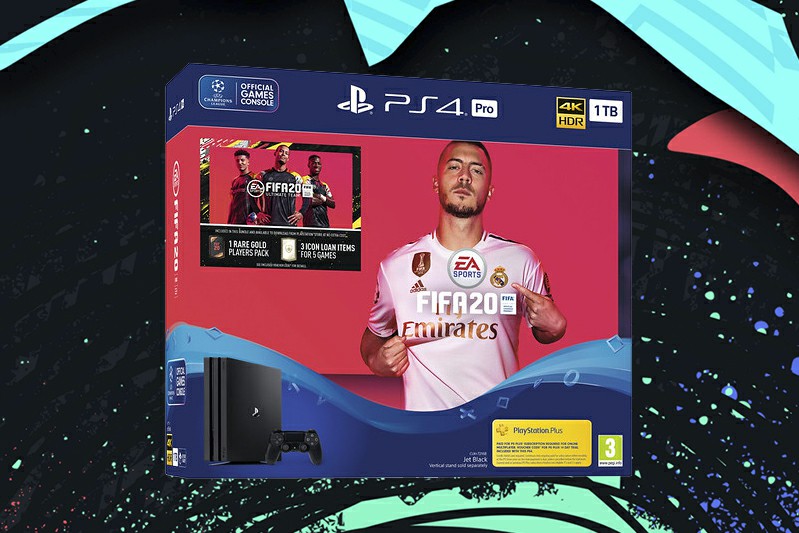 FIFA 20: PS4 And PRO Hardware Bundles Launch 1TB PS4 PRO + FIFA 20