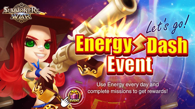 Summoners War Event: Lets Go Energy Dash Event