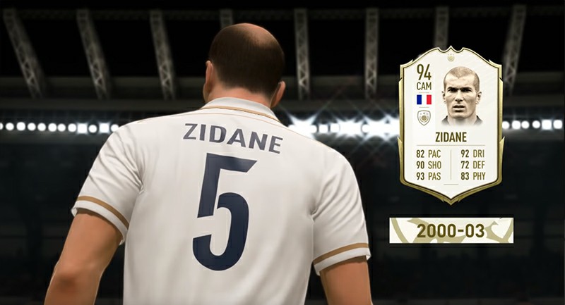 Zidane's 94 card - Zinedine Zidane FIFA 20 Icons ratings revealed