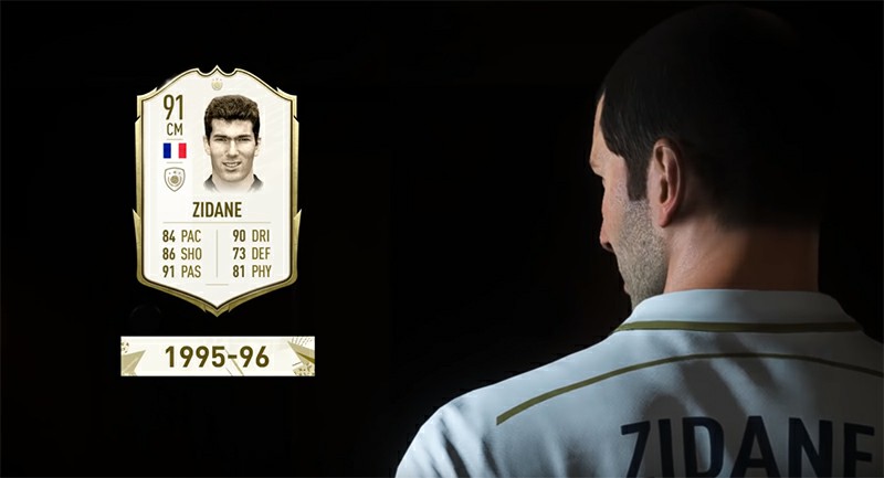 Zidane's 91 card - Zinedine Zidane FIFA 20 Icons ratings revealed